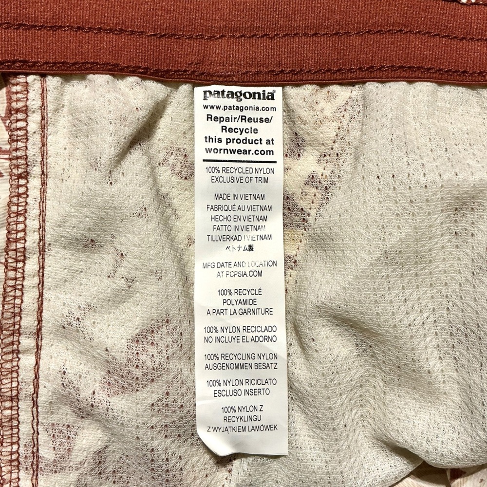 Patagonia Baggies NetPlus Shorts Men's XL Floral Swim Beach Hiking NWOT - Picture 5 of 7